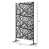 Decorative Privacy Screen - Twisted Branch Outdoor Divider