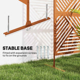 Privacy Fence Screen - Decorative Metal Outdoor Trellis