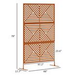 Privacy Fence Screen - Decorative Metal Outdoor Trellis