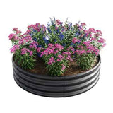 Raised Garden Bed - 2PCS Tall Round Metal Planter Box for Outdoor Use