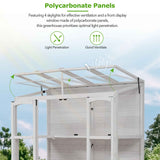 Transform Your Gardening Experience with the TOPMAX 78-Inch Wooden Walk-in Greenhouse