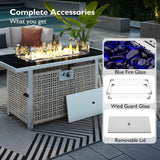 Transform Your Outdoor Space with Our Elegant Propane Fire Pit Table