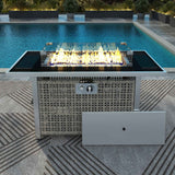 Transform Your Outdoor Space with Our Elegant Propane Fire Pit Table