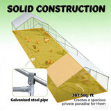 Walk In Chicken Coop - Large Outdoor Pet House for Chickens & Ducks
