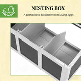Wooden Chicken Coop - Spacious and Safe Pet House