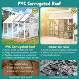 Outdoor Catio: Extra Large Walk-in Cat Enclosure for Multiple Cats