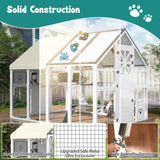 Outdoor Catio: Extra Large Walk-in Cat Enclosure for Multiple Cats