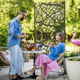 Decorative Privacy Screen - Twisted Branch Outdoor Divider