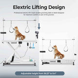 Electric Grooming Table - Adjustable Professional Pet Grooming Table