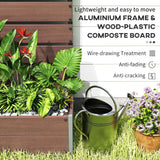 Elegant Planter Box with Trellis for Climbing Plants - Transform Your Outdoor Garden