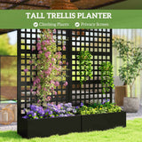 Elevate Your Garden Aesthetic with Our Galvanized Raised Planter Box & Garden Trellis