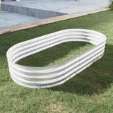 Galvanized Raised Garden Bed - 2Pcs 6x3x1ft Heavy Duty Kit
