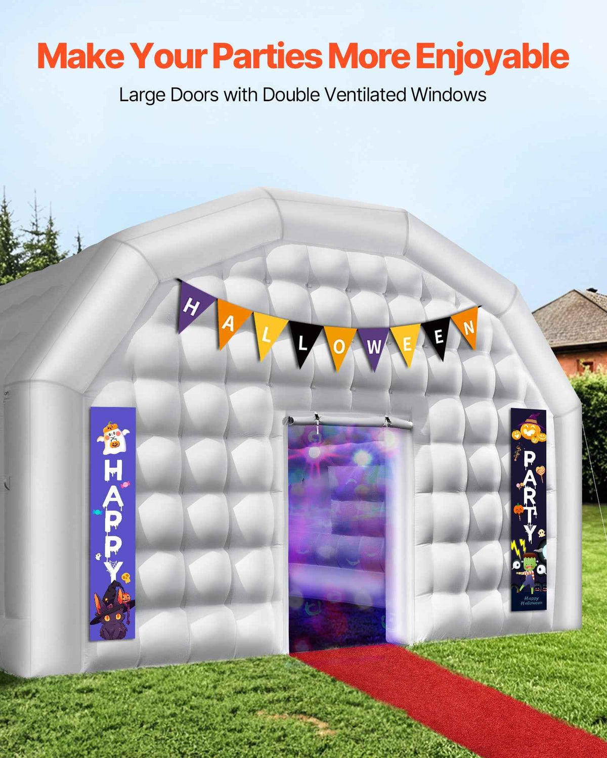 Inflatable Party Tent - 29.5 X 19.7 X 13.1 Ft Nightclub Experience