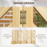 Outdoor Privacy Screen: Freestanding Divider with Planters & Trellis