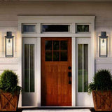 Outdoor Wall Lanterns - 20-inch Modern Set of 2 Wall Sconces