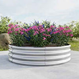 Raised Garden Bed - 2PCS Tall Round Metal Planter Box for Outdoor Use