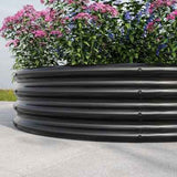 Raised Garden Bed - 2PCS Tall Round Metal Planter Box for Outdoor Use