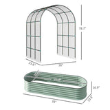 Raised Garden Bed with Trellis Set - Elevate Your Gardening Experience