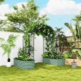 Raised Garden Bed with Trellis Set - Elevate Your Gardening Experience