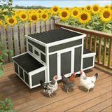 Wooden Chicken Coop - Spacious and Safe Pet House